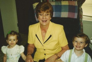Judie and twins 1999