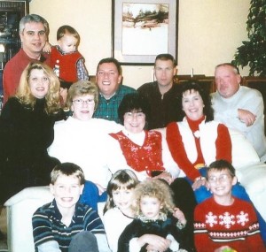 Judie family at Christmas 2006