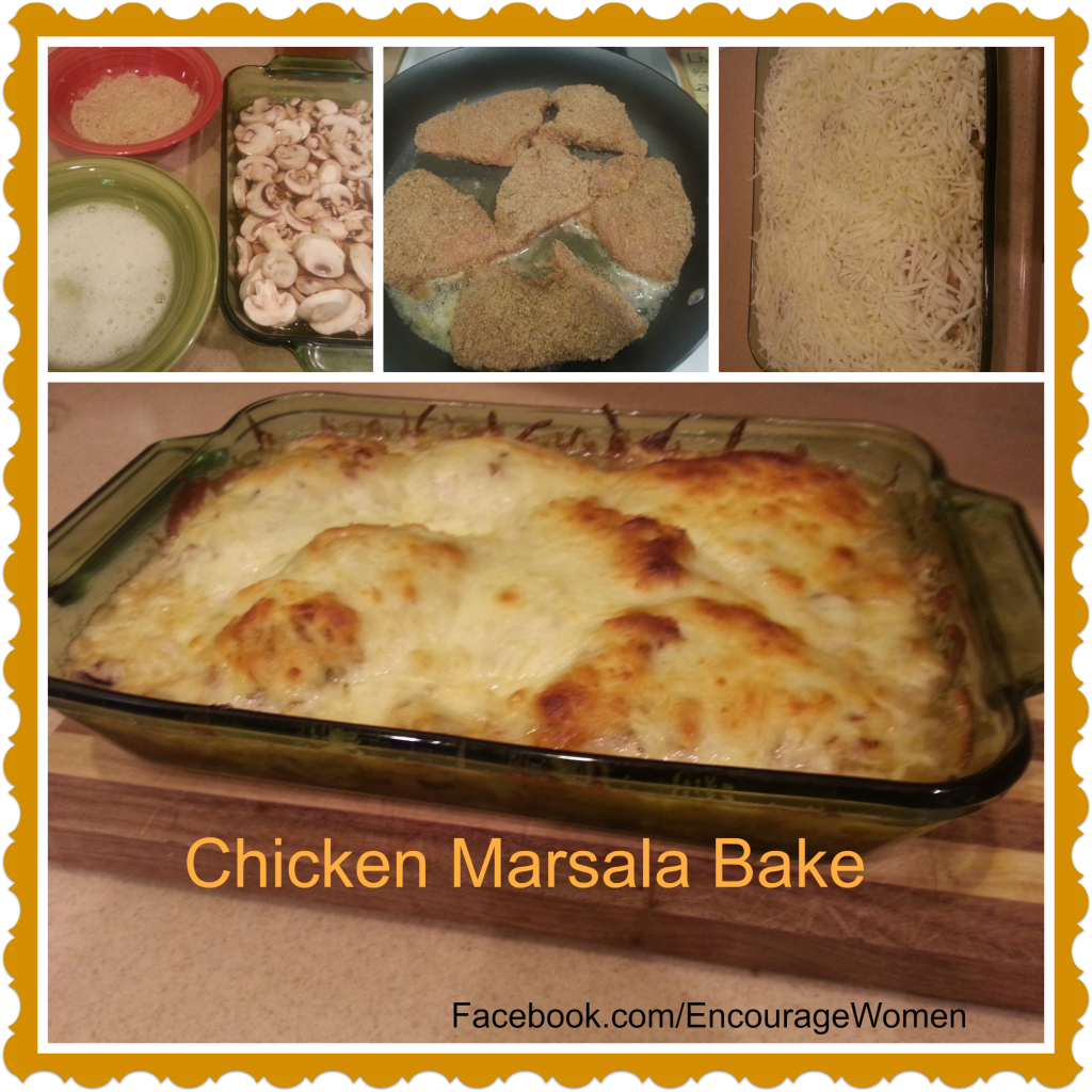 Chicken Marsala Bake